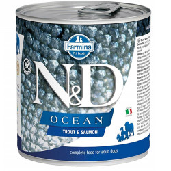N&D (Naturel&Delicious) - ND 2499 Ocean Somon ve Alabalıklı Köpek Konservesi 285 Gr