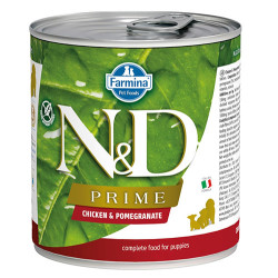 N&D (Naturel&Delicious) - ND 2512 Puppy Prime Tavuk ve Narlı Yavru Köpek Konservesi 285 Gr
