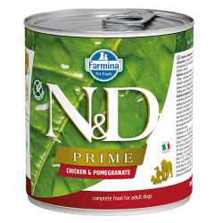 N&D (Naturel&Delicious) - ND 2529 Prime Tavuk Etli ve Narlı Köpek Konservesi 285 Gr