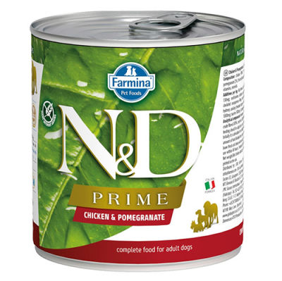 ND 2529 Prime Tavuk Etli ve Narlı Köpek Konservesi 285 Gr