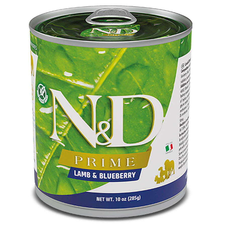 ND 2536 Prime Kuzu Etli ve Yaban Mersini Köpek Konservesi 285 Gr