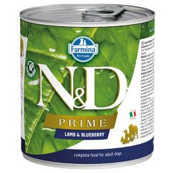 N&D (Naturel&Delicious) - ND 2536 Prime Kuzu Etli ve Yaban Mersini Köpek Konservesi 285 Gr