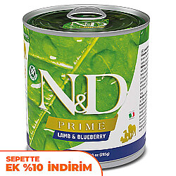 ND 2536 Prime Kuzu Etli ve Yaban Mersini Köpek Konservesi 285 Gr - N&D