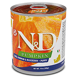 ND 2550 Puppy Balkabak Kuzu Etli ve Yaban Mersini Yavru Köpek Konservesi 285 Gr - N&D