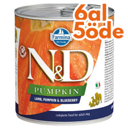 ND 2581 Balkabaklı Kuzu Etli ve Yaban Mersini Köpek Konservesi 285 Gr - 6 Al 5 Öde - N&D