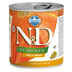 N&D (Naturel&Delicious) - ND 2598 Balkabaklı ve Bıldırcınlı Köpek Konservesi 285 Gr