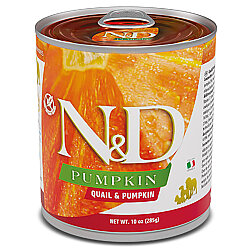 ND 2598 Balkabaklı ve Bıldırcınlı Köpek Konservesi 285 Gr - N&D