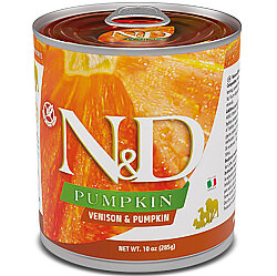 ND 2604 Balkabaklı ve Geyik Etli Köpek Konservesi 285 Gr - N&D