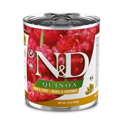 N&D (Naturel&Delicious) - ND 2642 Quinoa Skin&Coat Deri Tüy Sağlığı Kinoa, Bıldırcın, H. Cevizli Köpek Konservesi 285 Gr