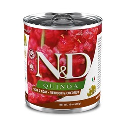 ND 2659 Quinoa Skin&Coat Deri Tüy Sağlığı Kinoa ve Geyikli Köpek Konservesi 285 Gr - N&D