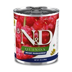 N&D (Naturel&Delicious) - ND 2666 Quinoa Weight Management Light Kinoa Kuzu Köpek Konservesi 285 Gr