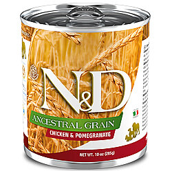 ND 2680 Düşük Tahıl Tavuk Etli ve Narlı Köpek Konservesi 285 Gr - N&D