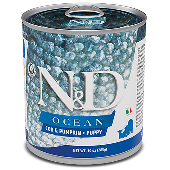 ND 2949 Puppy Ocean Morina Balıklı ve Balkabaklı Yavru Köpek Konservesi 285 Gr - 1