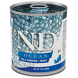 ND 2949 Puppy Ocean Morina Balıklı ve Balkabaklı Yavru Köpek Konservesi 285 Gr - N&D