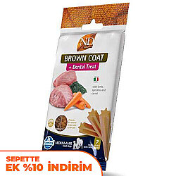 ND Dental Treat Brown Coat Medium Maxi Köpek Ödülü 100 Gr - (7 li Sticks) - N&D