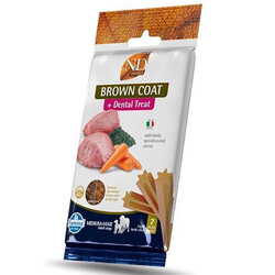 ND Dental Treat Brown Coat Medium Maxi Köpek Ödülü 100 Gr - (7 li Sticks) - N&D