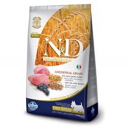 N&D (Naturel&Delicious) - ND Düşük Tahıl Kuzu ve Yaban Mersinli Küçük Irk Köpek Maması 7 Kg