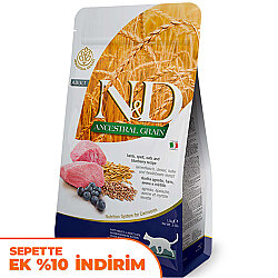 ND Düşük Tahıllı Kuzu Yaban Mersini Kedi Maması 10 Kg - N&D
