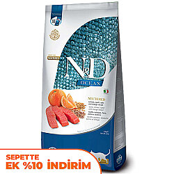 ND Düşük Tahıllı Somon ve Portakal Kısırlaştırılmış Kedi Maması 10 Kg - N&D