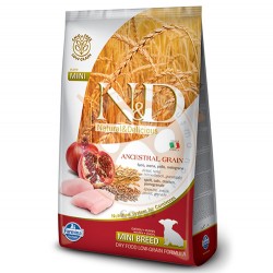 ND Düşük Tahıllı Tavuk Nar Küçük Irk Yavru Köpek Maması 2,5 Kg + Temizlik Mendili - N&D
