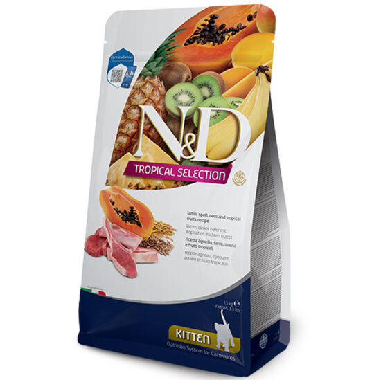 ND Kitten Tropical Selection Kuzu Etli Yavru Kedi Maması 1,5 Kg - 1