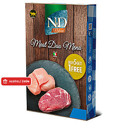 ND Meat Duo Menu Kuzu ve Tavuk Etli Kedi Konservesi 70 Gr - 6 Al 5 Öde - 2