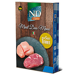ND Meat Duo Menu Kuzu ve Tavuk Etli Kedi Konservesi 70 Gr - 6 Al 5 Öde - 3