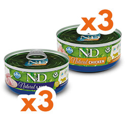 ND Meat Duo Menu Kuzu ve Tavuk Etli Kedi Konservesi 70 Gr - 6 Al 5 Öde - 2