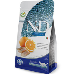 N&D (Naturel&Delicious) - ND Ocean Tahılsız Balıklı ve Portakallı Kedi Maması 5 Kg