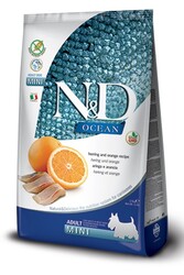 N&D (Naturel&Delicious) - ND Ocean Tahılsız Balık Portakal Küçük Irk Köpek Maması 2,5 Kg