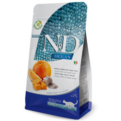 ND Ocean Tahılsız Balık Portakal ve Balkabaklı Kedi Maması 1,5 Kg - N&D (Naturel&Delicious)
