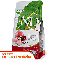 ND Prime Tahılsız Tavuk ve Nar Kedi Maması 1,5 Kg - N&D