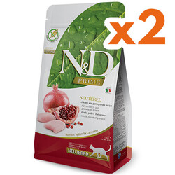 N&D (Naturel&Delicious) - ND Prime Tahılsız Tavuk Nar Kısırlaştırılmış Kedi Maması 1,5 Kg x 2 Adet 