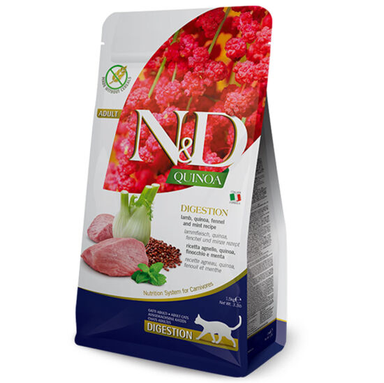 ND Quinoa Digestion Kuzu Kinoa Hassas Sindirim Kedi Maması 1,5 Kg