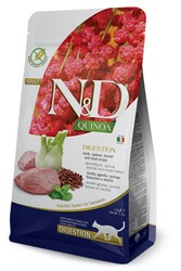 N&D (Naturel&Delicious) - ND Quinoa Digestion Kuzu Kinoa Aromalı Hassas Sindirim Kedi Maması 1,5 Kg + ND 70 Gr Kedi Konservesi