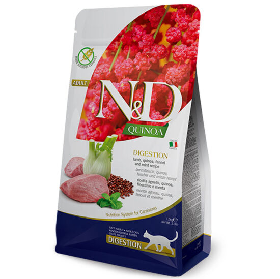 ND Quinoa Digestion Kuzu Kinoa Hassas Sindirim Kedi Maması 5 Kg
