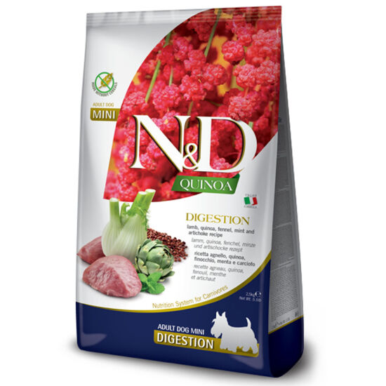ND Quinoa Digestion Mini Kuzu Küçük Irk Köpek Maması 2,5 Kg - 1