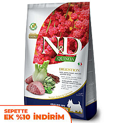 ND Quinoa Digestion Mini Kuzu Küçük Irk Köpek Maması 2,5 Kg - N&D