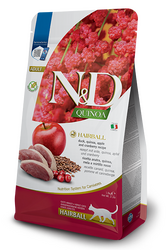 N&D (Naturel&Delicious) - ND Quinoa Hairball Ördek Etli Kinoa ve Elmalı Yetişkin Kedi Maması 1,5 Kg
