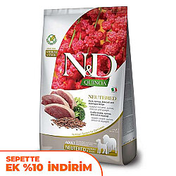 ND Quinoa Neutered Ördek Kısır Orta Büyük Irk Köpek Maması 12 Kg - N&D