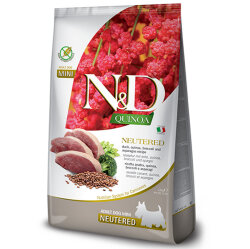 ND Quinoa Neutered Mini Ördek Kısırlaştırılmış Küçük Irk Köpek Maması 2,5 Kg - N&D