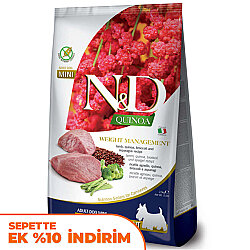 ND Quinoa Weight Management Mini Kuzu Light Küçük Irk Köpek Maması 2,5 Kg - N&D