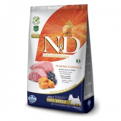 N&D (Naturel&Delicious) - ND Tahılsız Balkabaklı Kuzu Küçük Irk Köpek Maması 2,5 Kg