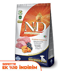 ND Tahılsız Balkabaklı Kuzu Küçük Irk Yavru Köpek Maması 7 Kg - N&D