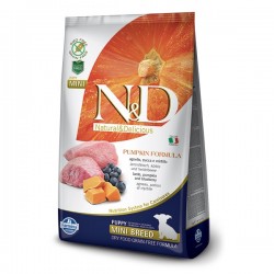 N&D (Naturel&Delicious) - ND Tahılsız Balkabaklı Kuzu Küçük Irk Yavru Köpek Maması 7 Kg