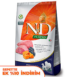 ND Tahılsız Balkabaklı Kuzu Medium Maxi Köpek Maması 12 Kg - N&D