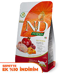 ND Tahılsız Bıldırcın Nar Kısırlaştırılmış Kedi Maması 1,5 Kg - N&D