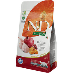 N&D (Naturel&Delicious) - ND Tahılsız Bıldırcın Nar ve Balkabaklı Kedi Maması 1,5 Kg 