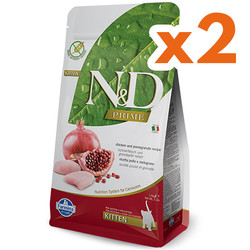 ND Tahılsız Kitten Tavuk Nar Yavru Kedi Maması 1,5 Kg x 2 Adet - N&D