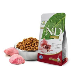 ND Tahılsız Kitten Tavuk Nar Yavru Kedi Maması 10 Kg - Thumbnail